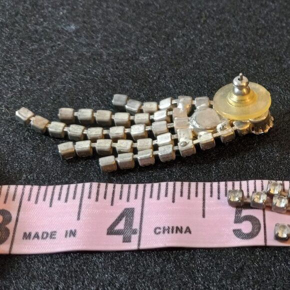 Rhinestone Bracelet and (2) Rinestone Earrings - Picture 4 of 7